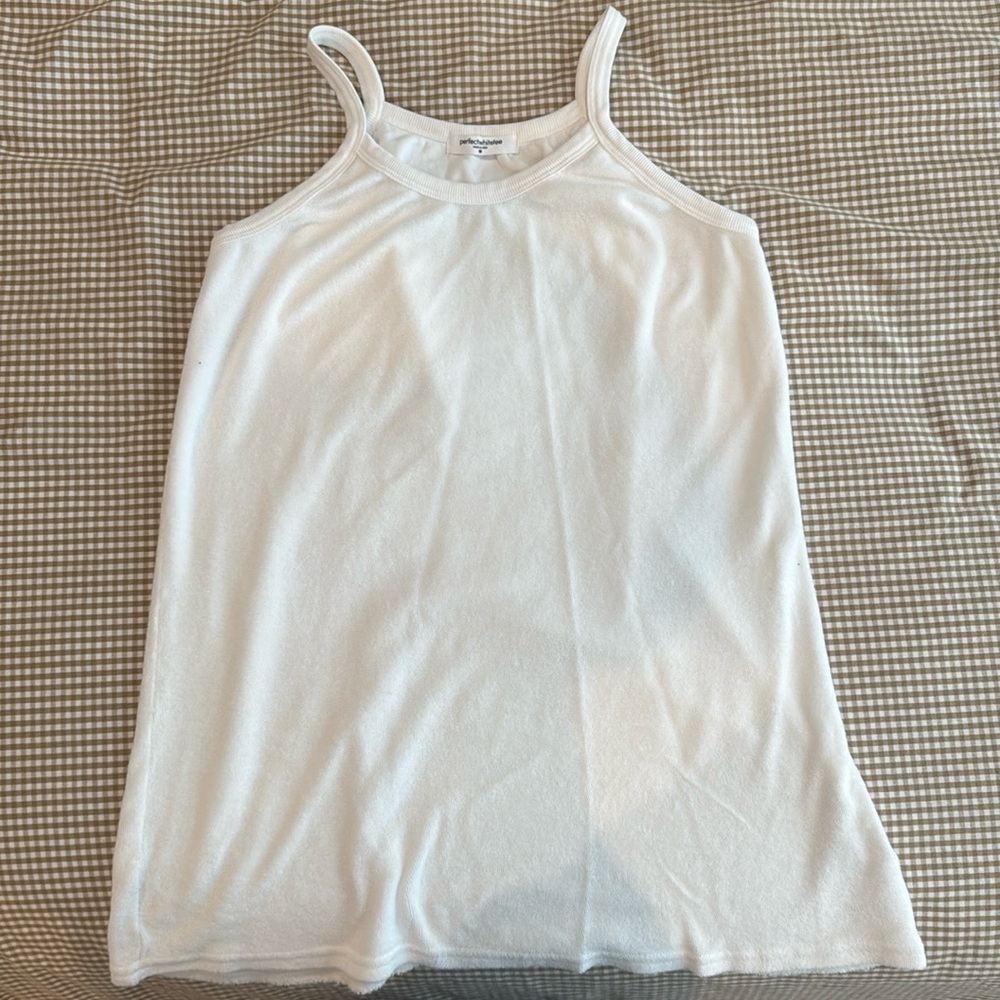 Perfect white tee mini dress